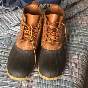 men’s L.L. Bean duck boots “bean boots”